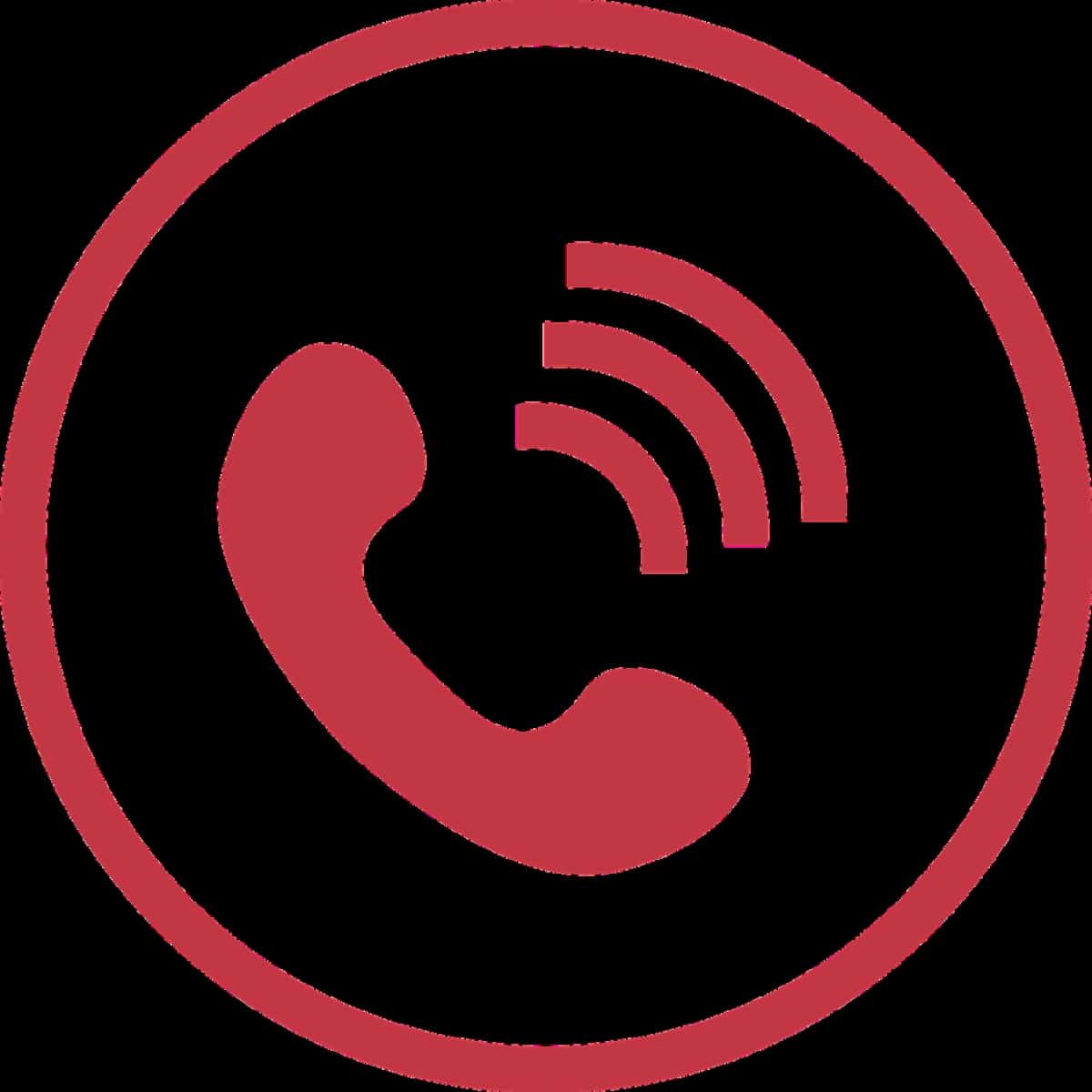 icons, phone, round