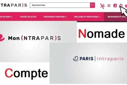 Intraparis Nomade : se connecter à son compte